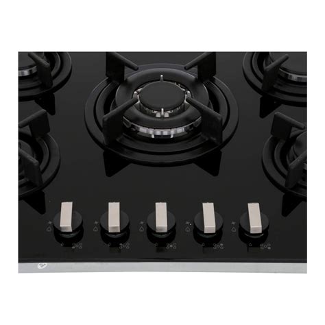 rangemaster rmb70hpngfgl 73cm gas hob black